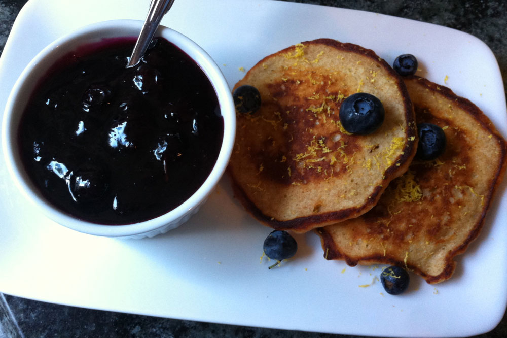lemony yogurt pancakes from how to feed a family
