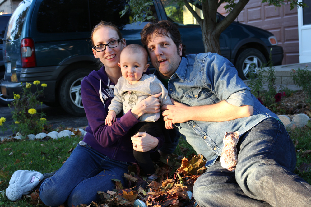 1000 families project Brian, Jen and Emily
