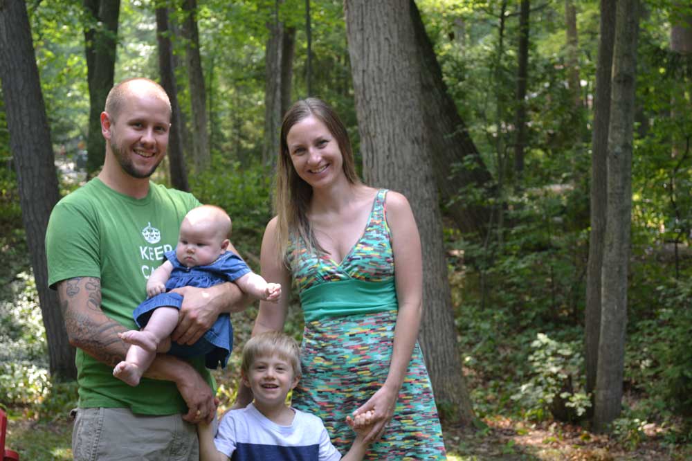 1000 families Project: Megan, Adam and Family