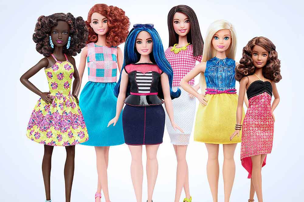 7 colours barbie